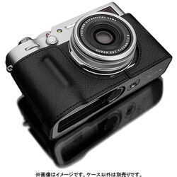 FUJIFILM X100V用 本革カメラハーフケース ブラック HG-X100VBK