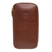 IL BISONTE ラウンドファスナー長財布 869 MARRONE 並行輸入品 C0443P
