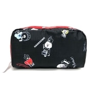 6511/K915 [Lesportsac×BT21（防弾少年団） レクタングラー コスメティック BLACK ACC 並行輸入品]
