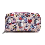 6511/K916 [Lesportsac×BT21（防弾少年団） レクタングラー コスメティック MULTI ACC 並行輸入品]