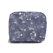 6701/K917 [Lesportsac×BT21（防弾少年団） スクエア コスメティック DENIM ACC 並行輸入品]