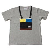 ベイメンテンジク grnMEIbag TEE GRY GU021095F Lサイズ [アウトドア カットソー メンズ]