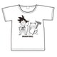 TEDB1217 Tシャツ ドラゴンボール 悟空とカリン様 Mサイズ [キャラクターグッズ]