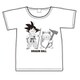 TEDB1218 Tシャツ ドラゴンボール 悟空とカリン様 Lサイズ [キャラクターグッズ]
