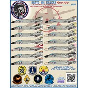 FAD48-018 アメリカ海軍 F-4Bファントム ブラボー・ミグキラー パート2 [1/48スケール デカールセット]