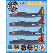 FAD48-071 アメリカ空軍 F-15C/E ヘリテージ・イーグルス [1/48スケール デカールセット]
