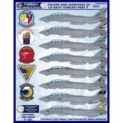 FDS-4819 アメリカ海軍 F-14トムキャットカラー&マーキング パート10 F-14D [1/48スケール デカールセット]