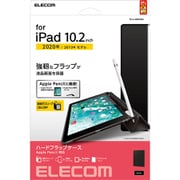 iPad 10.2インチ 第9/8/7世代(2021/2020/2019年) ケース カバー 手帳型 フラップ ハード スリープ対応 マグネット 2アングル ブラック TB-A19RPVFBK