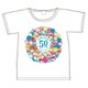 SHDRF995 Tシャツ 藤子・F・不二雄キャラクター ドラえもん 50ポーズ カラフル Mサイズ [キャラクターグッズ]