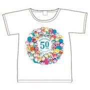 SHDRF995 Tシャツ 藤子・F・不二雄キャラクター ドラえもん 50ポーズ カラフル Mサイズ [キャラクターグッズ]