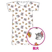 WBJR1012 ロングTシャツ トム&ジェリー 総柄 [キャラクターグッズ]