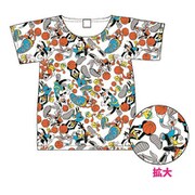WBLT1015 Tシャツ ルーニー・テューンズ バスケ 総柄 Mサイズ [キャラクターグッズ]