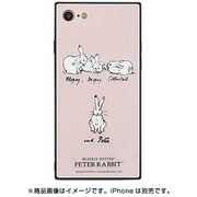 PR-50A [iPhone SE（第2世代）/8/7 4.7インチ用 スクエアガラスケース ピーターラビット ラインアート]