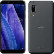 SHV48SKU AQUOS sense3 basic ブラック [スマートフォン]