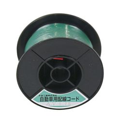 自動車配線シングルコード AV0.75平方mm 緑 30mスプール巻 AV0.75-G-30