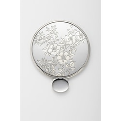 カタガミメタル 手鏡 S 椿・藤・桜