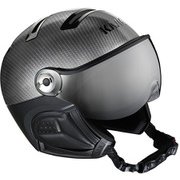 ELITE C/BLACK - シルバーミラー KA-SHE59V34063 グレー/ブラック 63cm [スキーヘルメット]