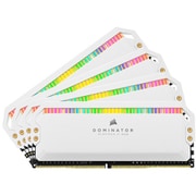 DOMINATOR PLATINUM RGB DDR4 UDIMM 32GB (8GBx4) DDR4-3200 (PC4-25600) CL16/1.35V XMP2.0 White CMT32GX4M4C3200C16W