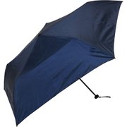 おりたたみ傘 50cm ネイビー 超軽量 スリム カーボン 晴雨兼用 54453