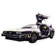 バック・トゥ・ザ・フューチャー デロリアン ステッカー [キャラクターグッズ]
