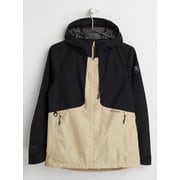 Women's Burton GORE-TEX INFINIUM Multipath Jacket W21JP-220801 True Black/Irish Cream Sサイズ [スキーウェア ジャケット レディース]
