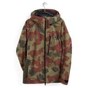 Men's Burton [ak] GORE-TEX Cyclic Jacket W21JP-100021 Martini Olive Telo Camo Mサイズ [スキーウェア ジャケット]