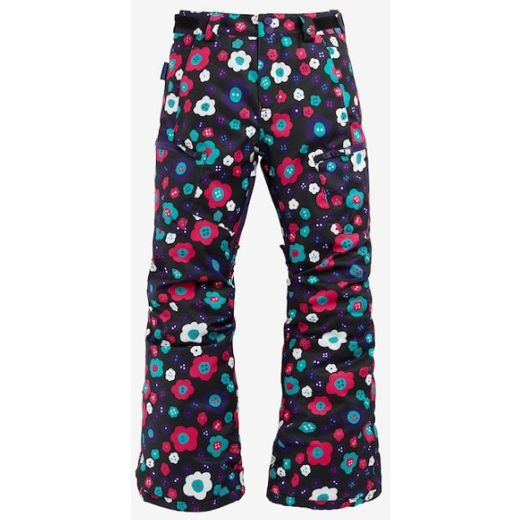 BURTON バートンガールズ Burton エリート カーゴパンツ 115831 Flower Power Mサイズ [スキーウェア パンツ レディース]Ω