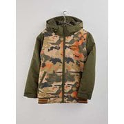Boys' Burton Game Day Jacket W21JP-130421 Kelp Birch Camo Sサイズ [スキーウェア ジャケット ジュニア]