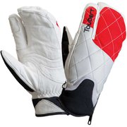 FINGER3+i T84643 Light Grey/Red XSサイズ [スキーグローブ]