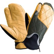 FINGER3-LE T84716 Olive/Natural Lサイズ [スキーグローブ]