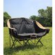 60/40Cloth Twin Sofa Chair GO0402F BLACK フリーサイズ [アウトドア チェア]