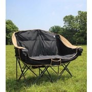 60/40Cloth Twin Sofa Chair GO0402F BLACK フリーサイズ [アウトドア チェア]