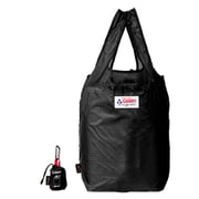 GE1412 ポケッタブルCosac KNAP 15L ブラック [ショッピングバッグ ナップタイプ]