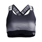 WY022 [BM・GYM ウェア ブラトップ2 WOMEN XL グレー]