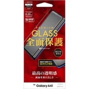 Galaxy A41 用 3Dガラスパネル 全面保護 AGC製 ブラック 光沢 3S2426GA41