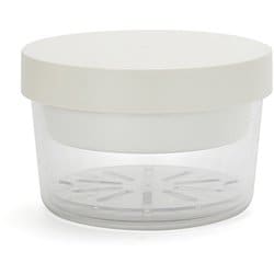 GEL-COOL round with inner tray ヌードルランチ ミルクホワイト