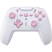 SWITCH用 ジャイロコントローラー無線タイプ ホワイト×ピンク