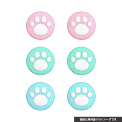 CY-NSPCASCNP-PA [SWITCH Proコン用 アナログスティックカバーねこにゃんプラス パステル]