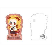 鬼滅の刃 ダイカットポストカード デフォルメ Ver. 煉獄杏寿郎 [キャラクターグッズ]
