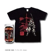 鬼滅の刃 日本限定 ボトルTシャツ 東京/黒 M [キャラクターグッズ]