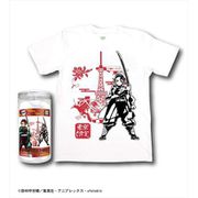 鬼滅の刃 日本限定 ボトルTシャツ 東京/白 XS [キャラクターグッズ]