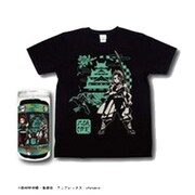 鬼滅の刃 日本限定 ボトルTシャツ 大阪/黒 M [キャラクターグッズ]