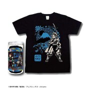 鬼滅の刃 日本限定 ボトルTシャツ 日本/黒 XL [キャラクターグッズ]