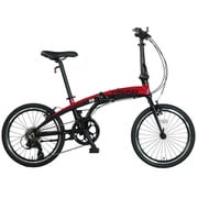 折りたたみ自転車 ピエガーレ 20インチ 7段変速 アルミフレーム ダークレッド FDT-HEPG207AL