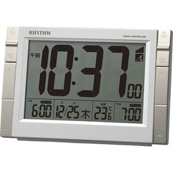 ヨドバシ Com リズム時計 Rhythm Watch 8rz223sr03 電波デジタル目覚まし時計 フィットウェーブd223 通販 全品無料配達