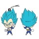 ドラゴンボール超（スーパー） 厚盛りラバーチャーム ベジータ [キャラクターグッズ]