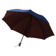 折りたたみ傘 甲州織雨傘 60cm 手開き式 バイカラー ブルー 15-1260