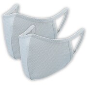 2枚入り 爽快マスク Sサイズ 子供用(小学校低学年向け) ライトグレー COOL MASK 洗えるマスク AC-MASK001S2-GY