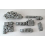 PZ35596 独・Sd.kfz.231/232八輪装甲車用 車外装備品 [1/35スケール レジン製ディティールアップパーツ]