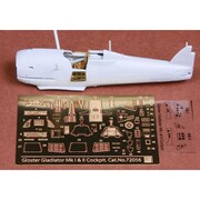 SBM72056 グロスター グラディエーター Mk.I/II 内装エッチングパーツ エアフィックス用 [1/72スケール ディティールアップパーツ]